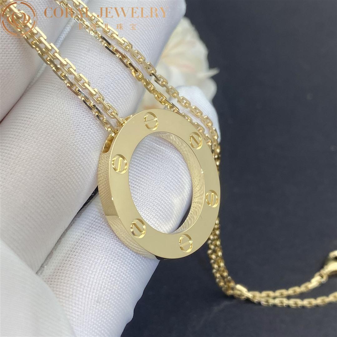 Cartier Love Necklace 18K Yellow Gold B7014200