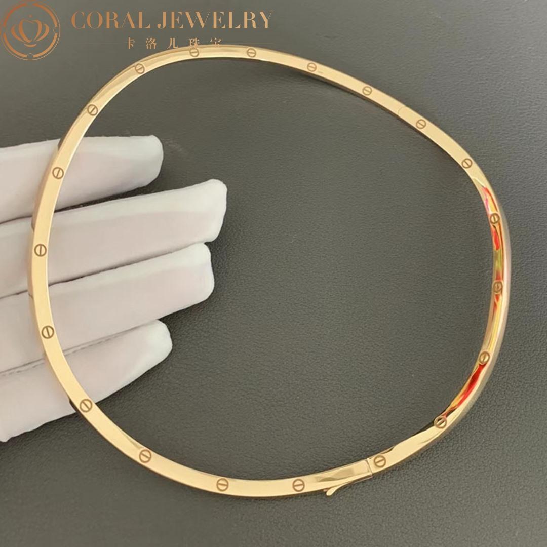 Cartier Love Necklace, Yellow Gold Collar B7224761