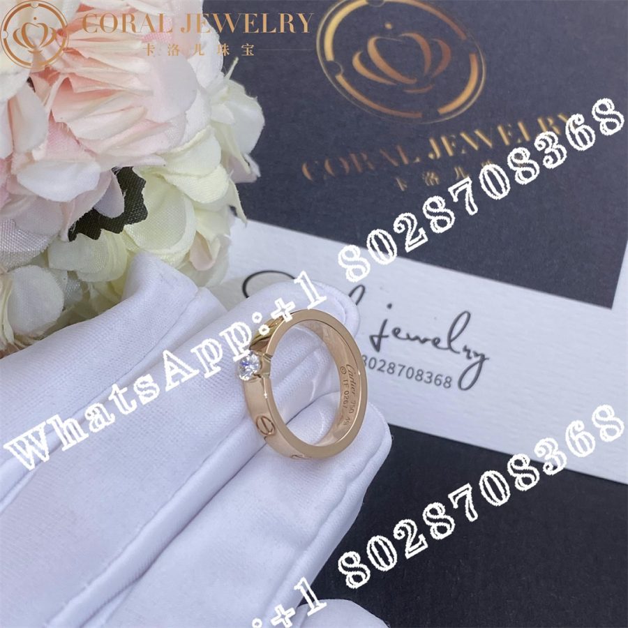 Cartier Love Solitaire Rose Gold, Diamond N4774200