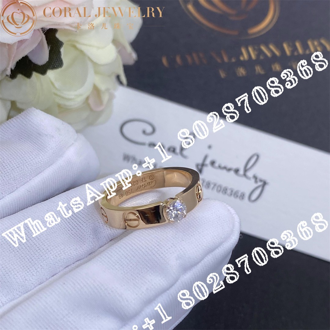 Cartier Love Solitaire Rose Gold, Diamond N4774200