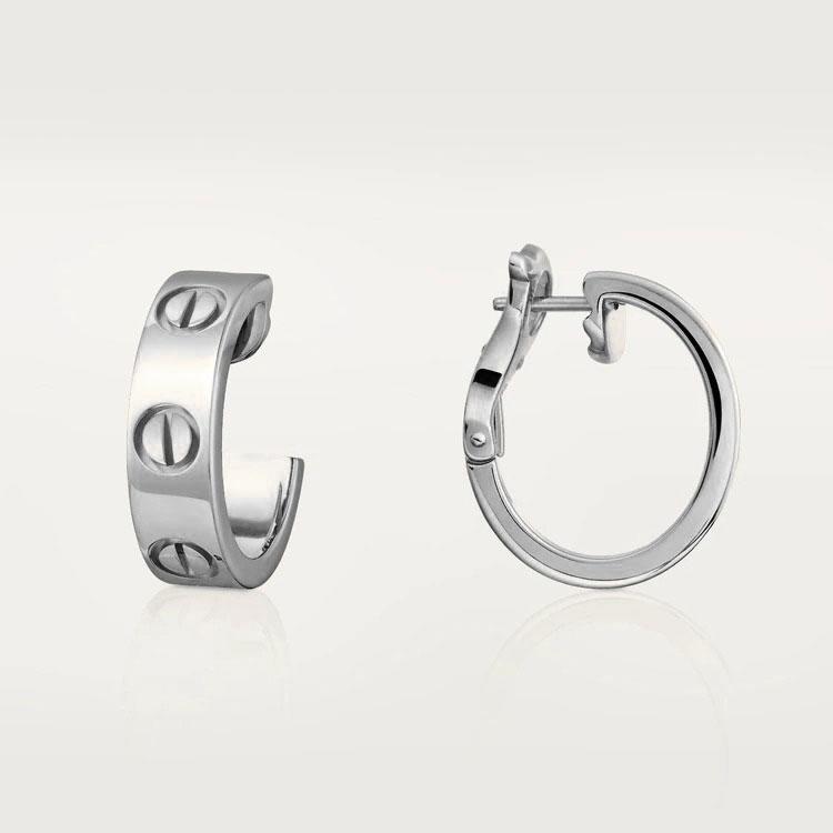 Cartier Love Earrings White Gold Ref. B8022400