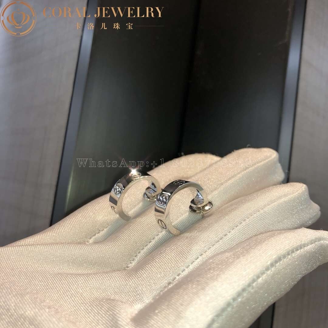 Cartier Love Earrings White Gold Ref. B8028900