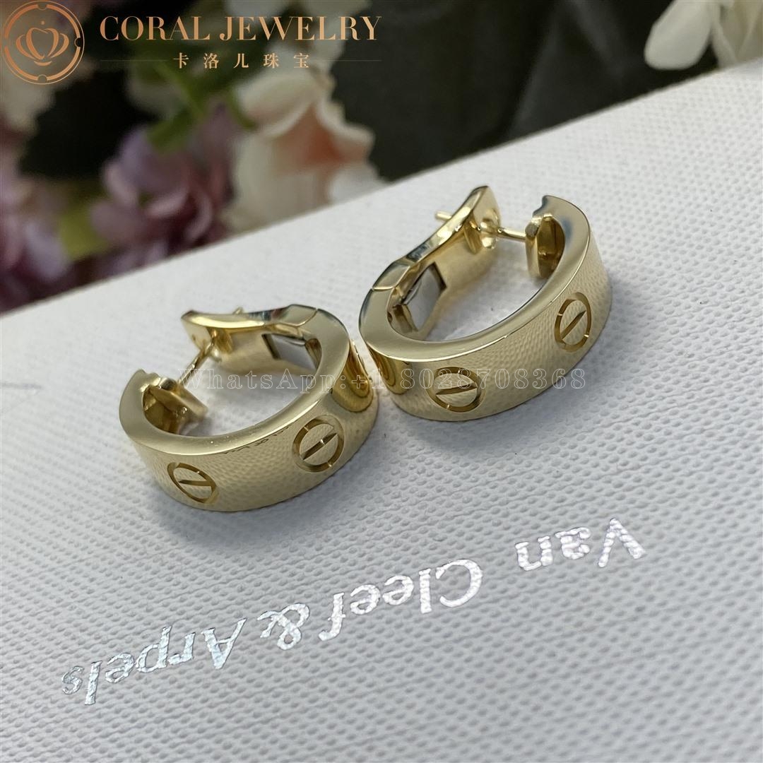 Cartier Love Earrings Yellow Gold Ref. B8022500