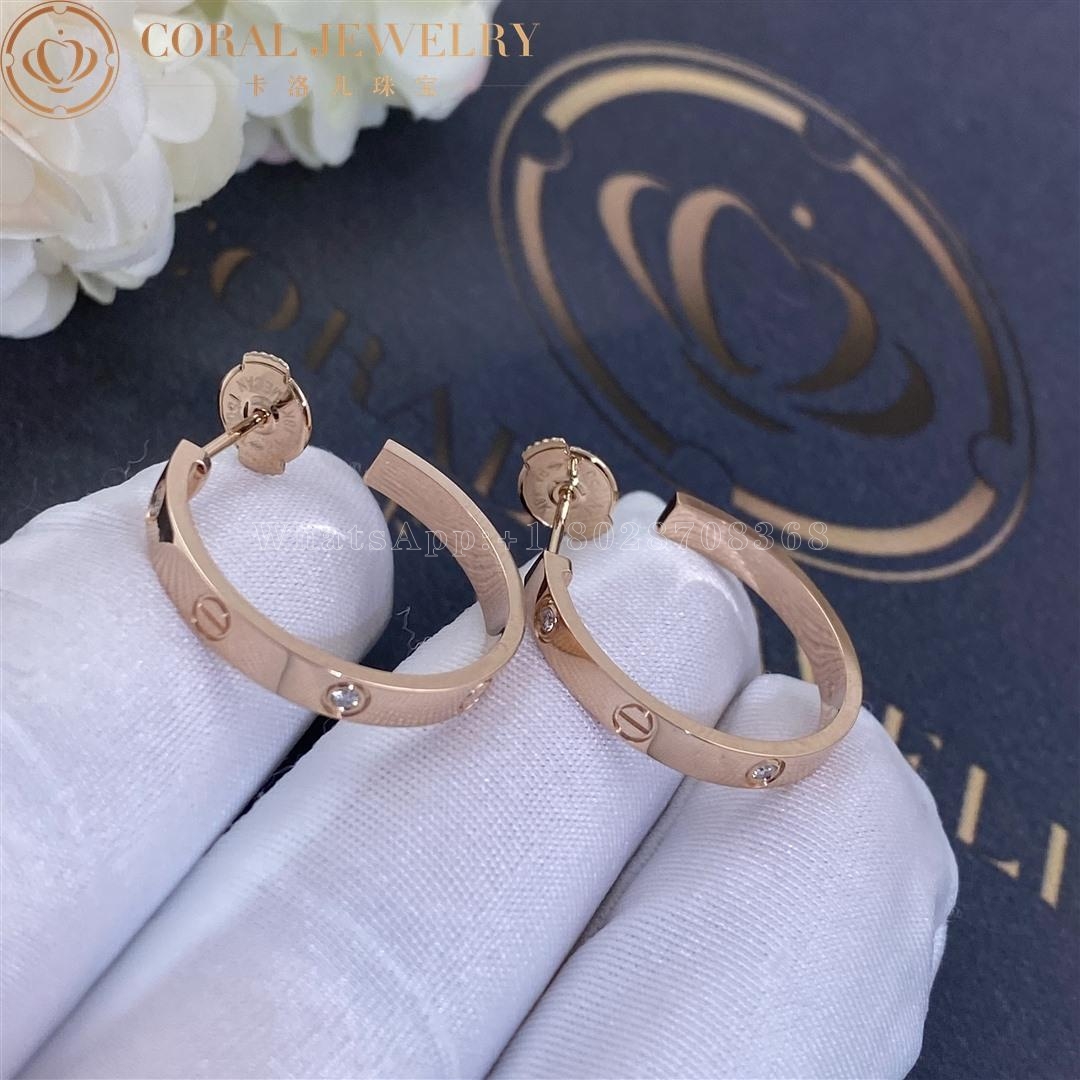 Love Earrings Rose Gold, Diamond Ref. B8301433