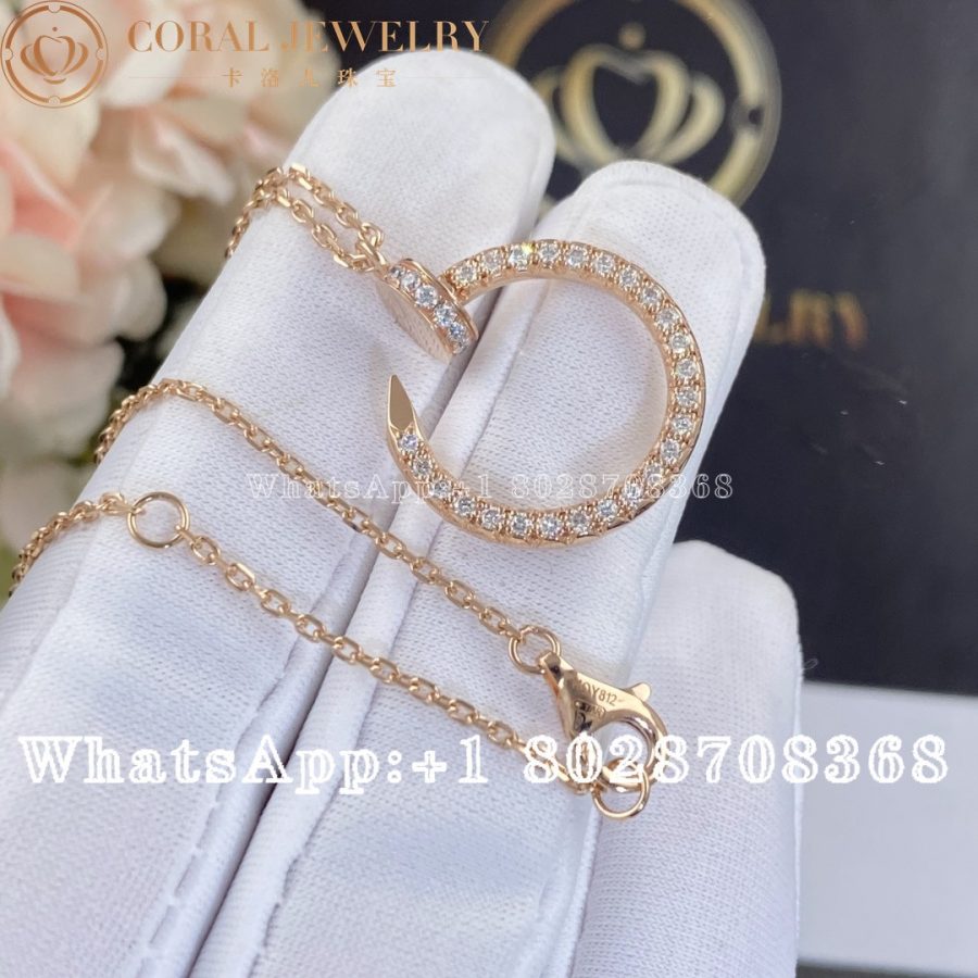 Cartier Juste un Clou Necklace Rose Gold, Diamonds Ref. B3047000