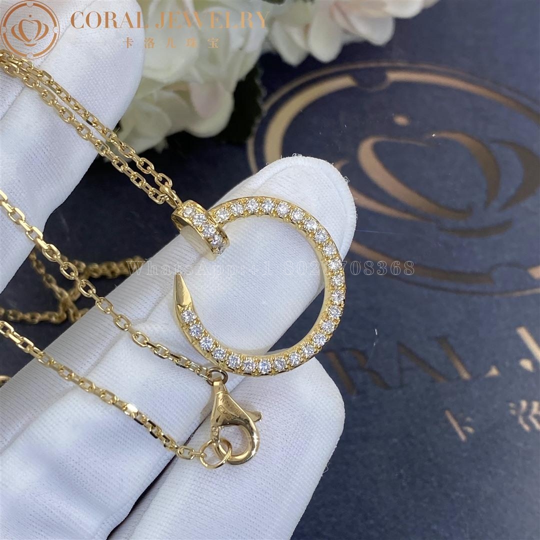 Cartier Juste un Clou Necklace Yellow Gold, Diamonds Ref. B7224511