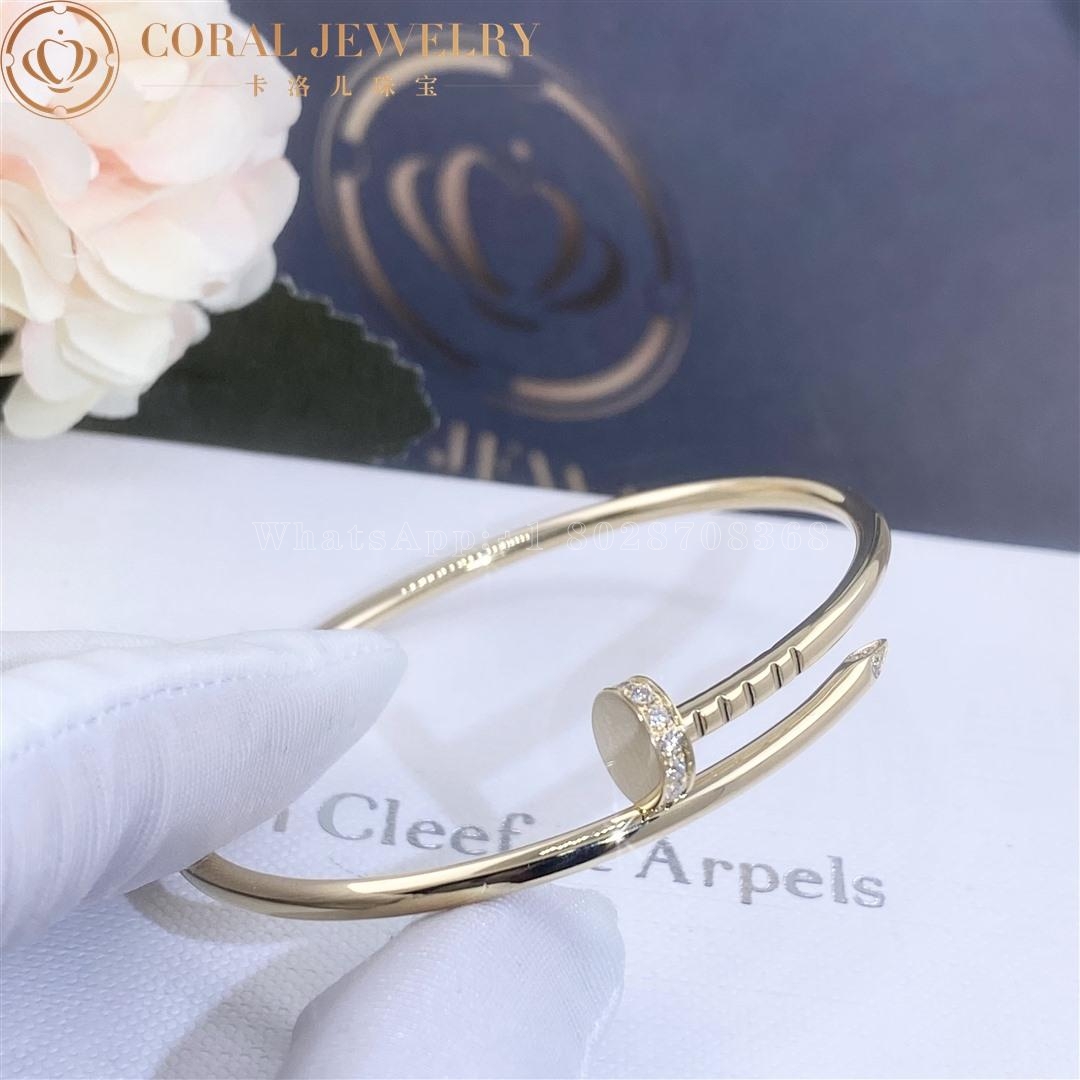 Cartier Juste un Clou Bracelet Small Model Yellow Gold, Diamonds Ref. B6066117