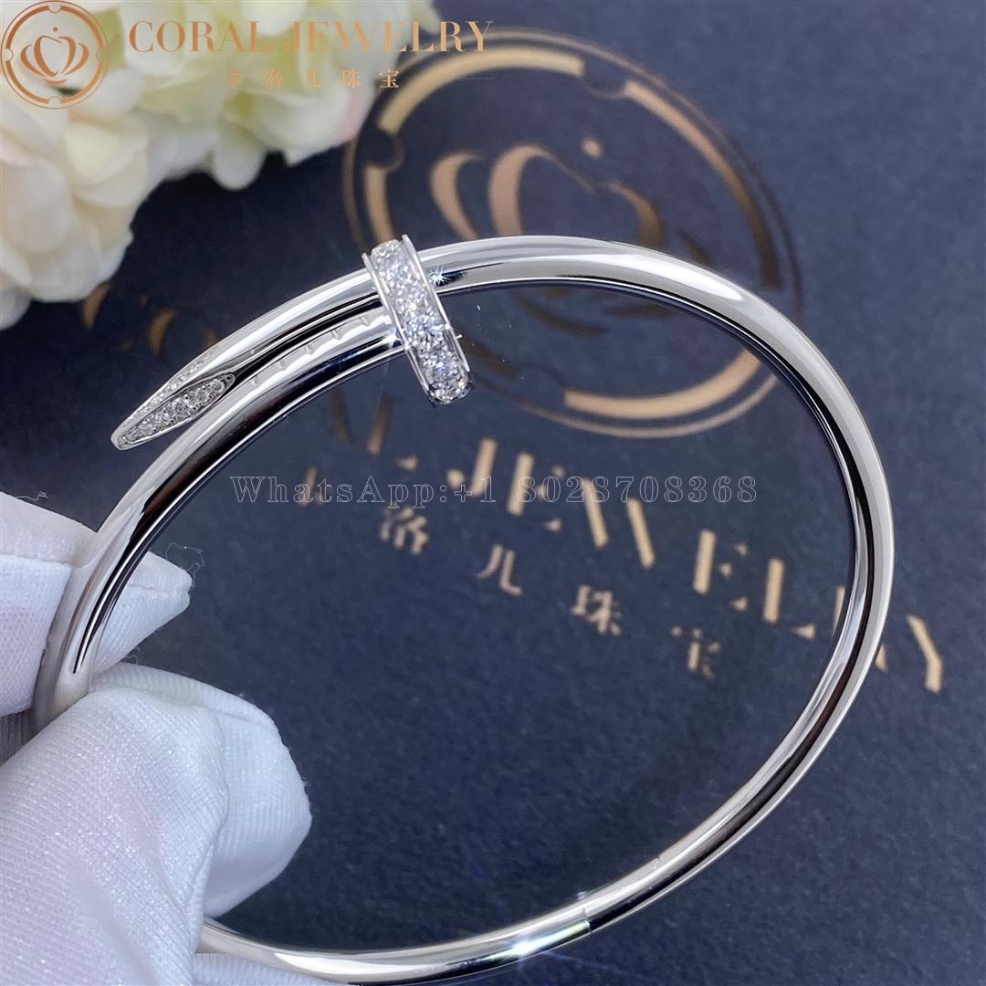 Cartier Juste un Clou Bracelet White Gold, Diamonds Ref. B6048717