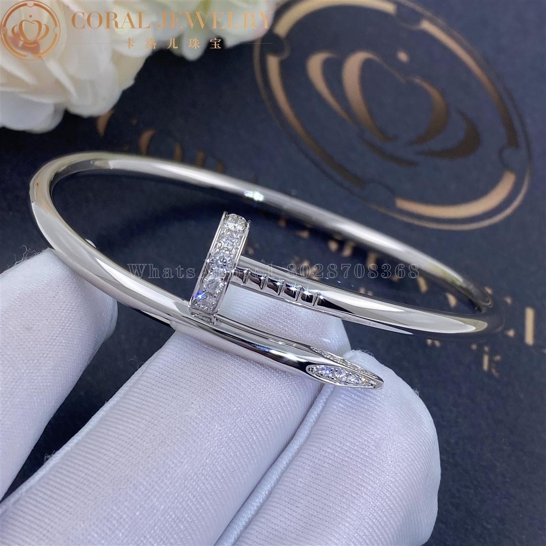 Cartier Juste un Clou Bracelet White Gold, Diamonds Ref. B6048717