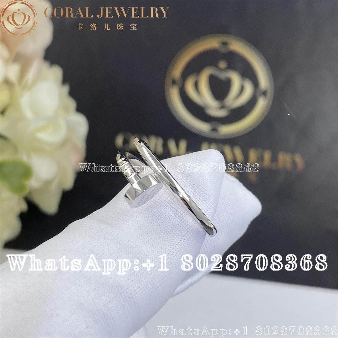 Cartier Juste un Clou Ring Small Model White Gold Ref. B4226000