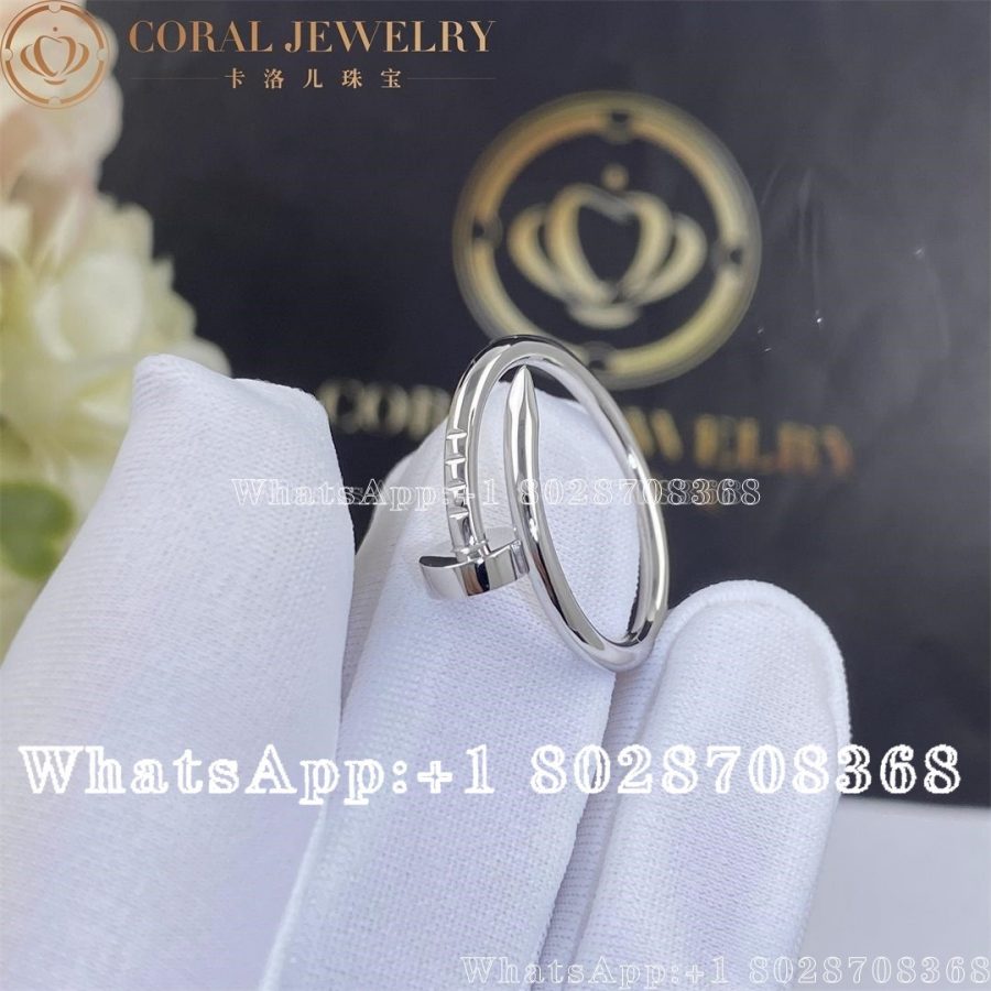 Cartier Juste un Clou Ring Small Model White Gold Ref. B4226000