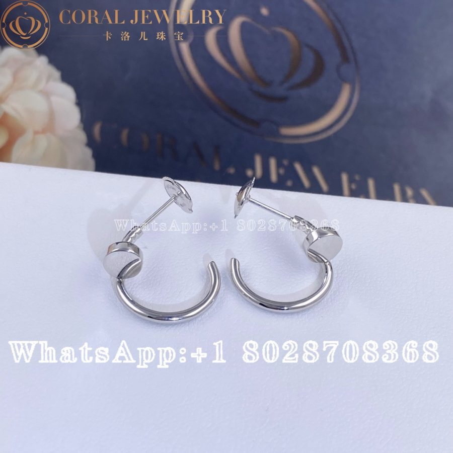 Cartier Juste un Clou Earrings White Gold REF. B8301235