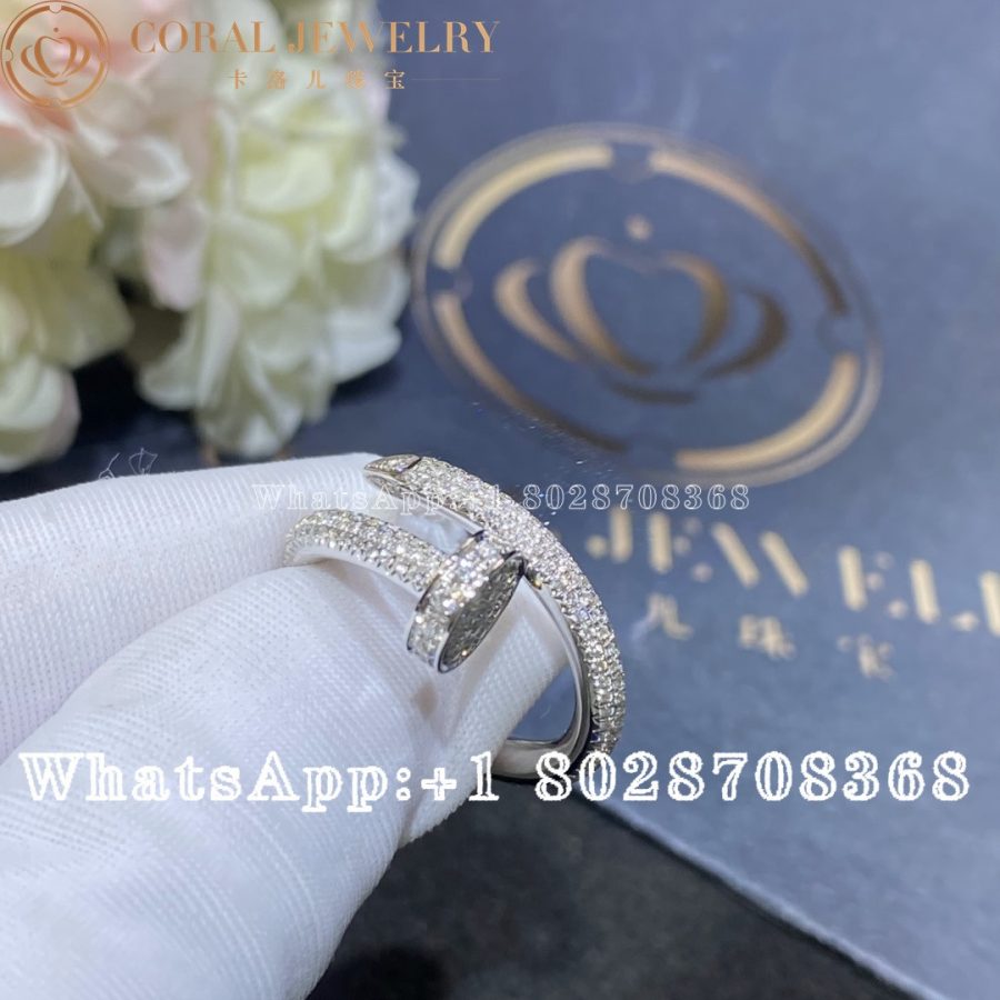 Cartier Juste un Clou Ring, White Gold, Diamonds Ref. N4748700