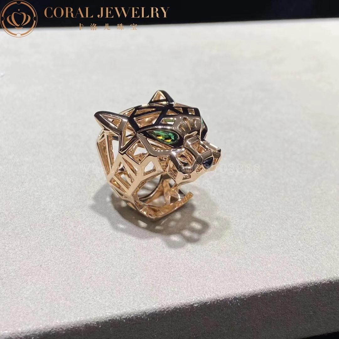 Cartier Panthère De Cartier, Rose Gold, Tsavorite, Onyx Ref. N4722500