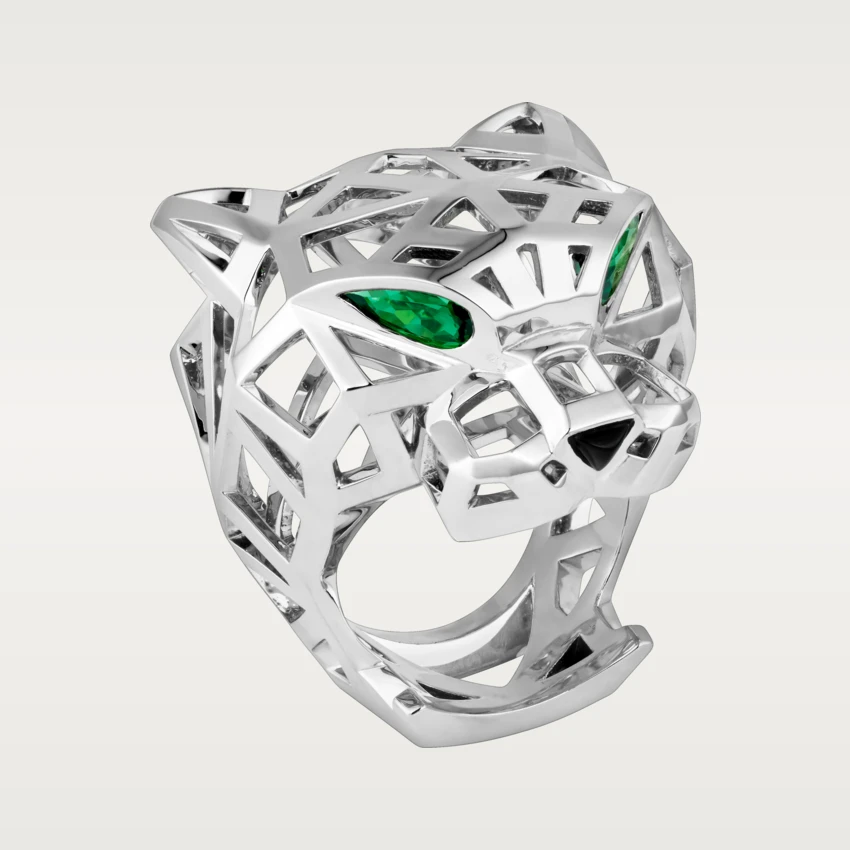 Cartier Panthère De Cartier, White Gold, Tsavorite, Onyx Ref. N4730900