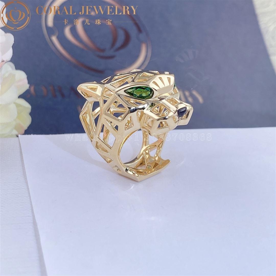 Cartier Panthère De Cartier, Yellow Gold, Tsavorite, Onyx Ref. N4722500