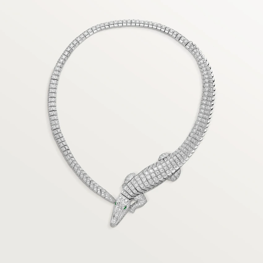 Cartier Fauna And Flora Crocodile Necklace Ref H7000716