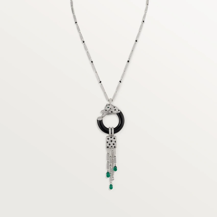 Cartier Panthère de Cartier Necklace White Gold With Emeralds, Onyx and Diamonds H7000030