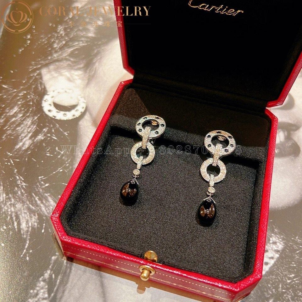 Cartier Panthère de Cartier Earrings, White Gold, Onyx, Diamonds Ref. H8000746