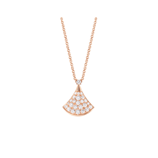 Bulgari Divas' Dream Necklace Rose Gold Set Diamonds Ref.: 351051