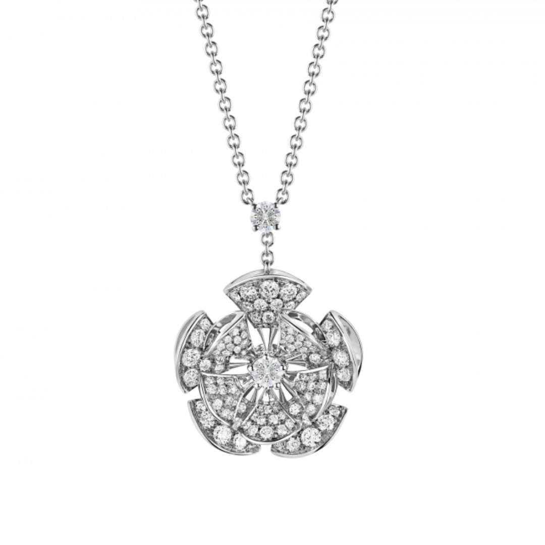 Bulgari Divas Dream Necklace White Gold Set Diamonds Ref 350854 Cl857316