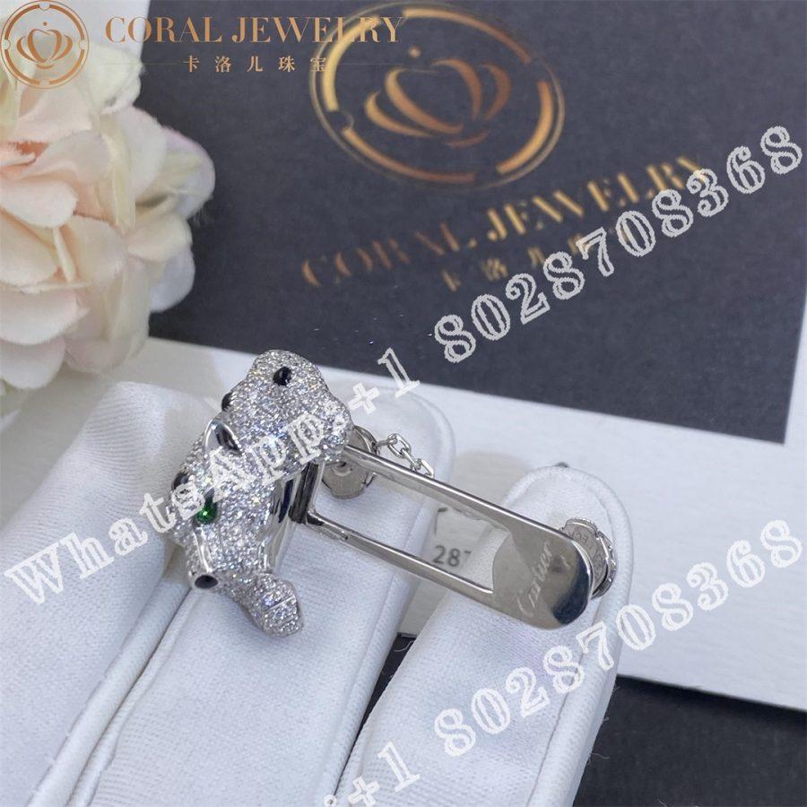 Cartier Panthere De Cartier Pocket Gem White Gold Emeralds Onyx Diamonds Ref Og000175 Coral (3)