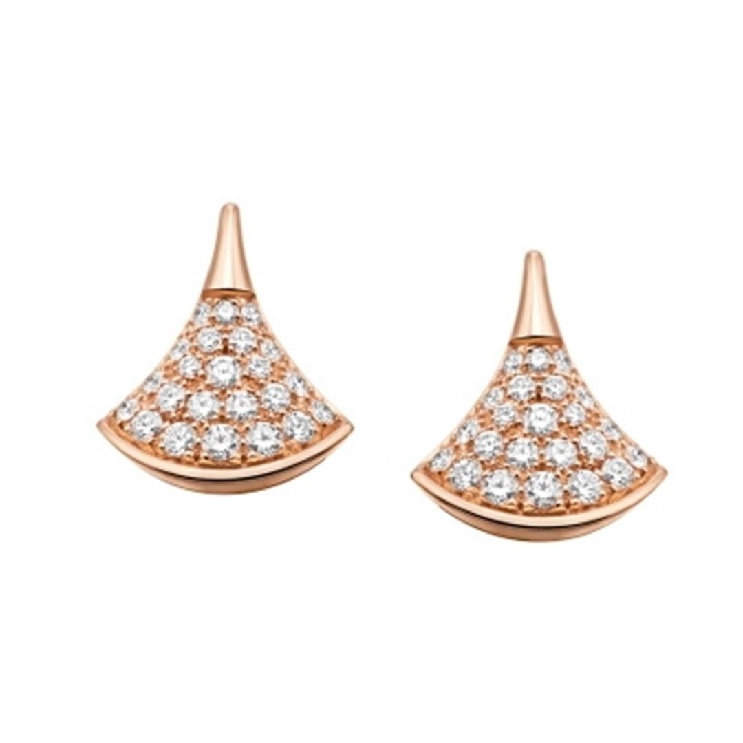 Bulgari Divas' Dream Earrings Rose Gold Diamonds Ref.: 352601 OR857537