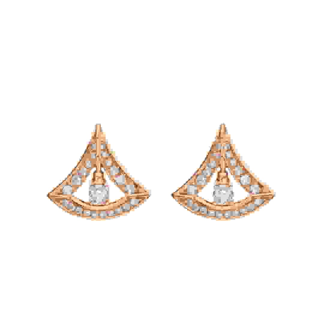 Bulgari Divas' Dream Earrings Rose Gold Diamonds Ref.: 356450