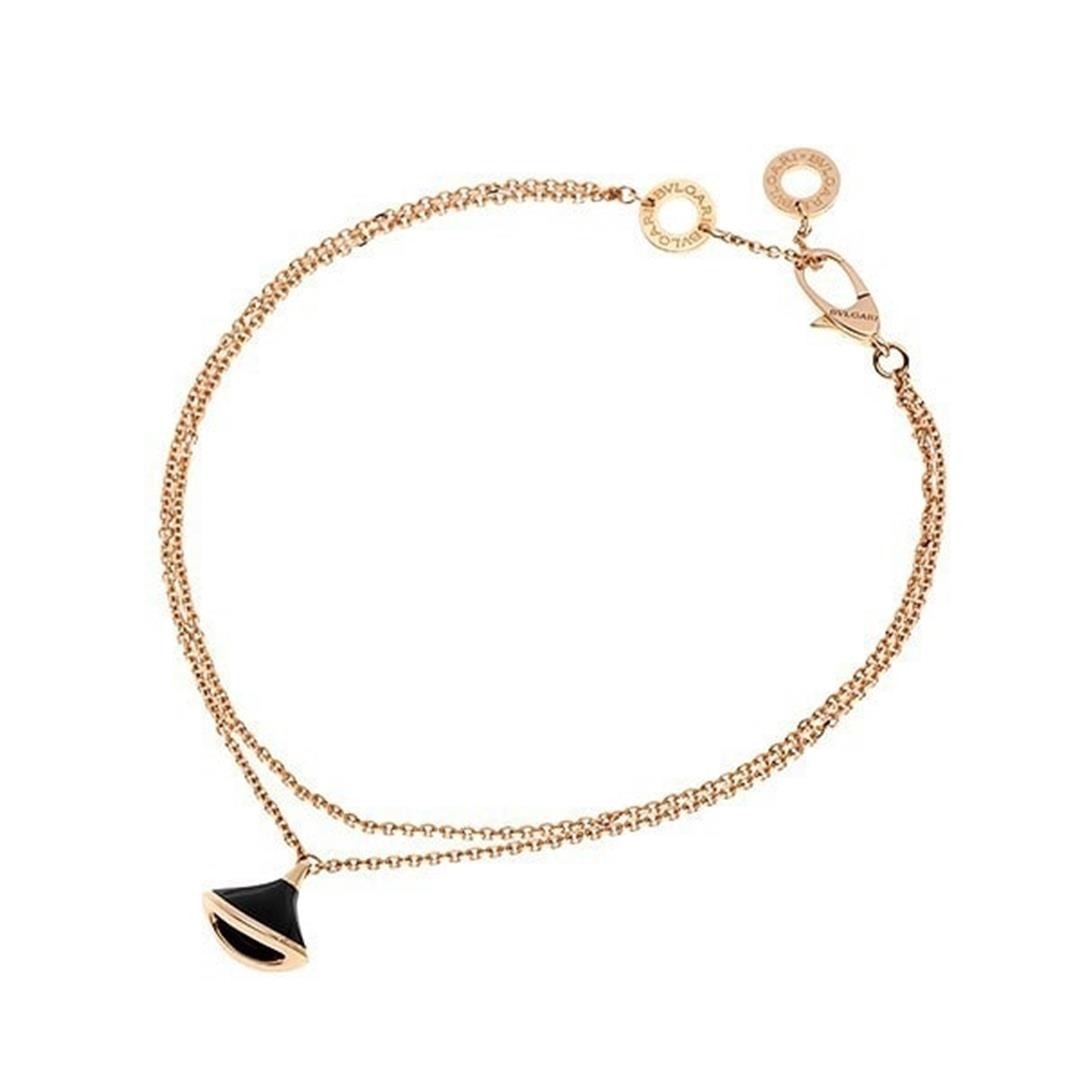 Bulgari Divas Dream Bracelet Rose Gold Onyx Bracelet Br857214