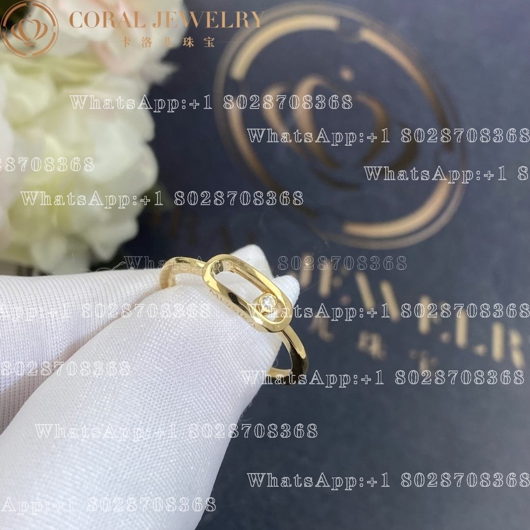 Messika Move Uno Yellow Gold Yellow Gold Diamond Ring 10055-YG