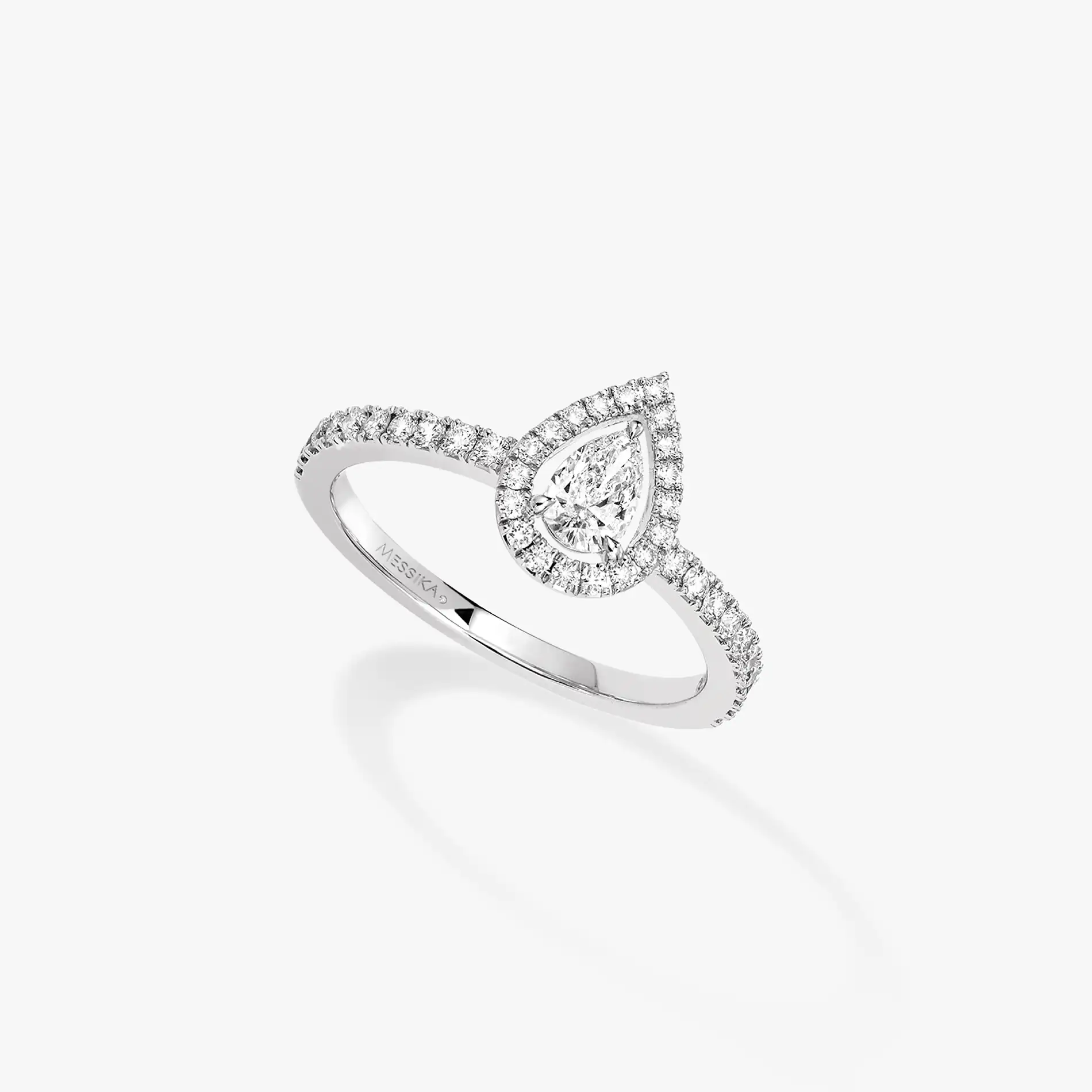 Messika Joy Pear Cut diamond ring 0,25ct 05220-WG