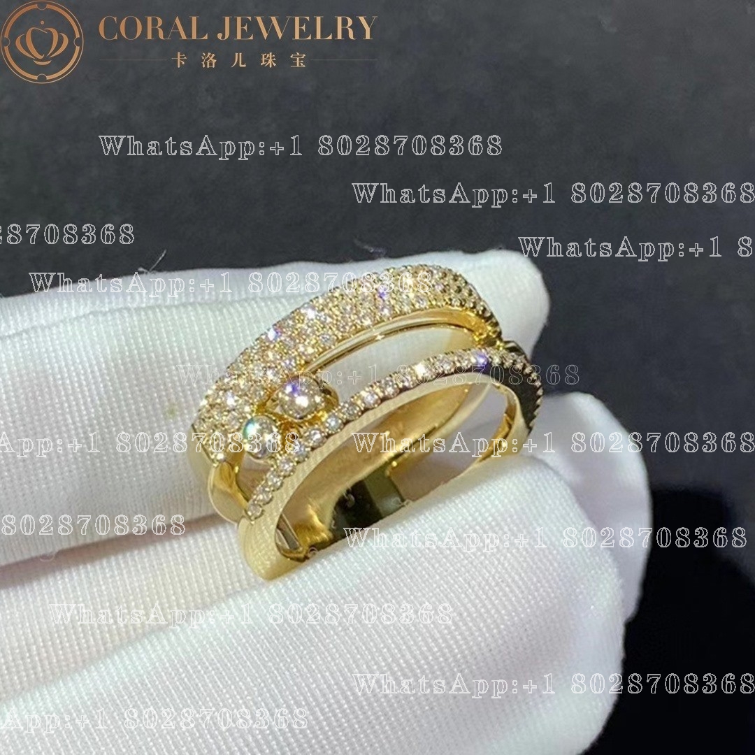 Messika Move Romane pavé diamond ring 7128-YG