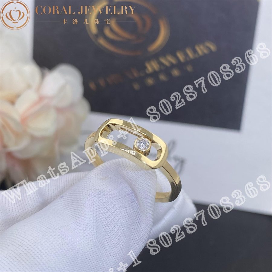 Messika Move Uno Yellow Gold Yellow Gold Diamond Ring 12390 Yg Coral (5)