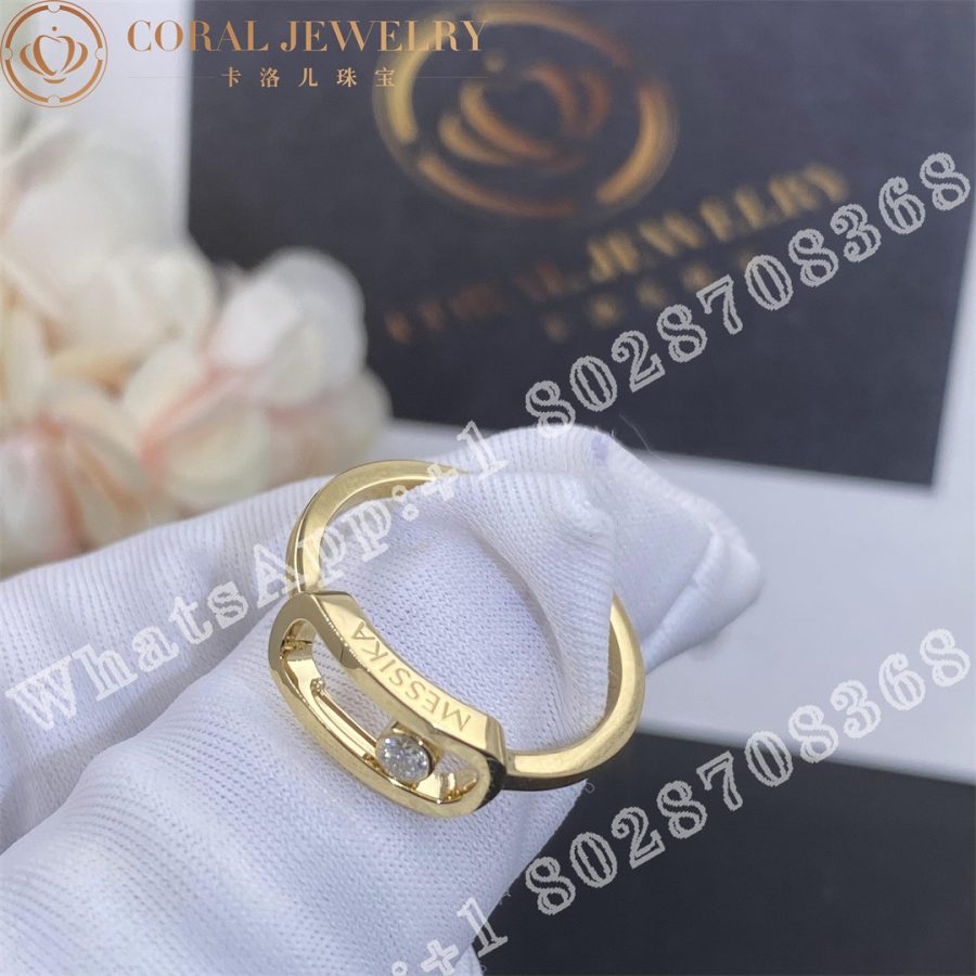 Messika Move Uno Yellow Gold Yellow Gold Diamond Ring 12390 Yg Coral (6)