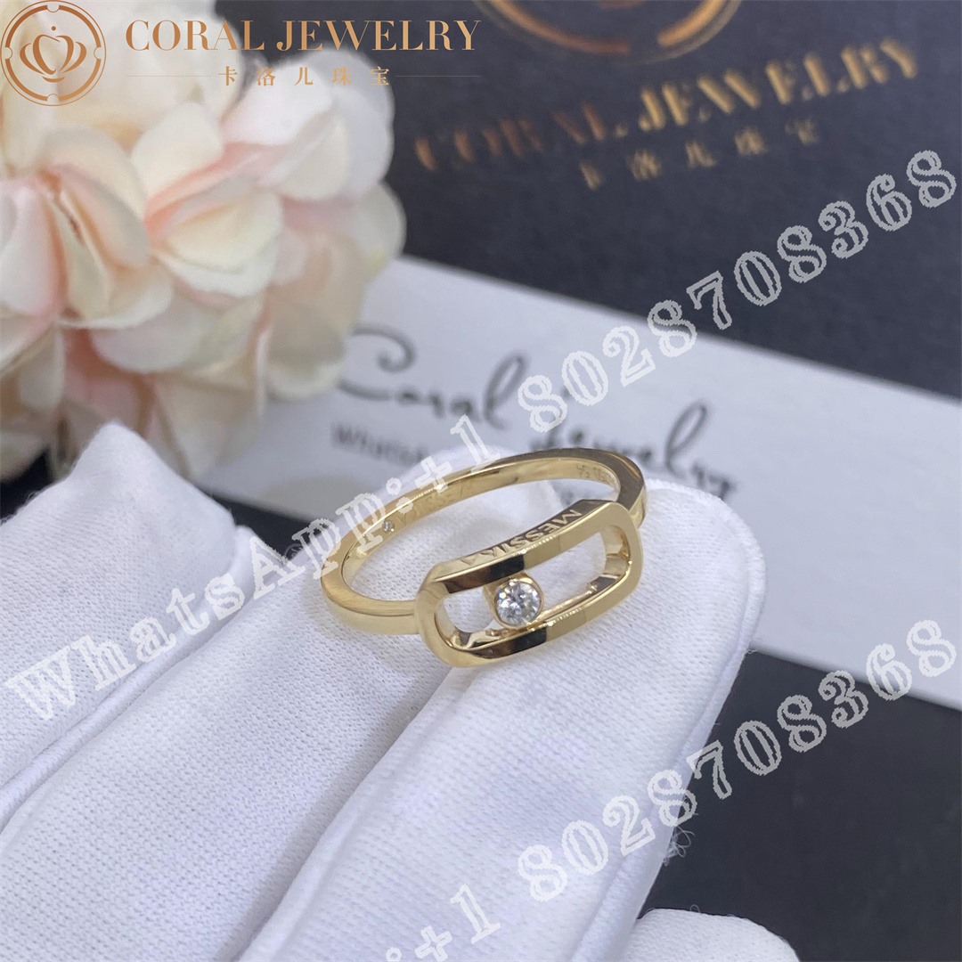 Messika Move Uno Yellow Gold Yellow Gold Diamond Ring 12390 Yg Coral (8)