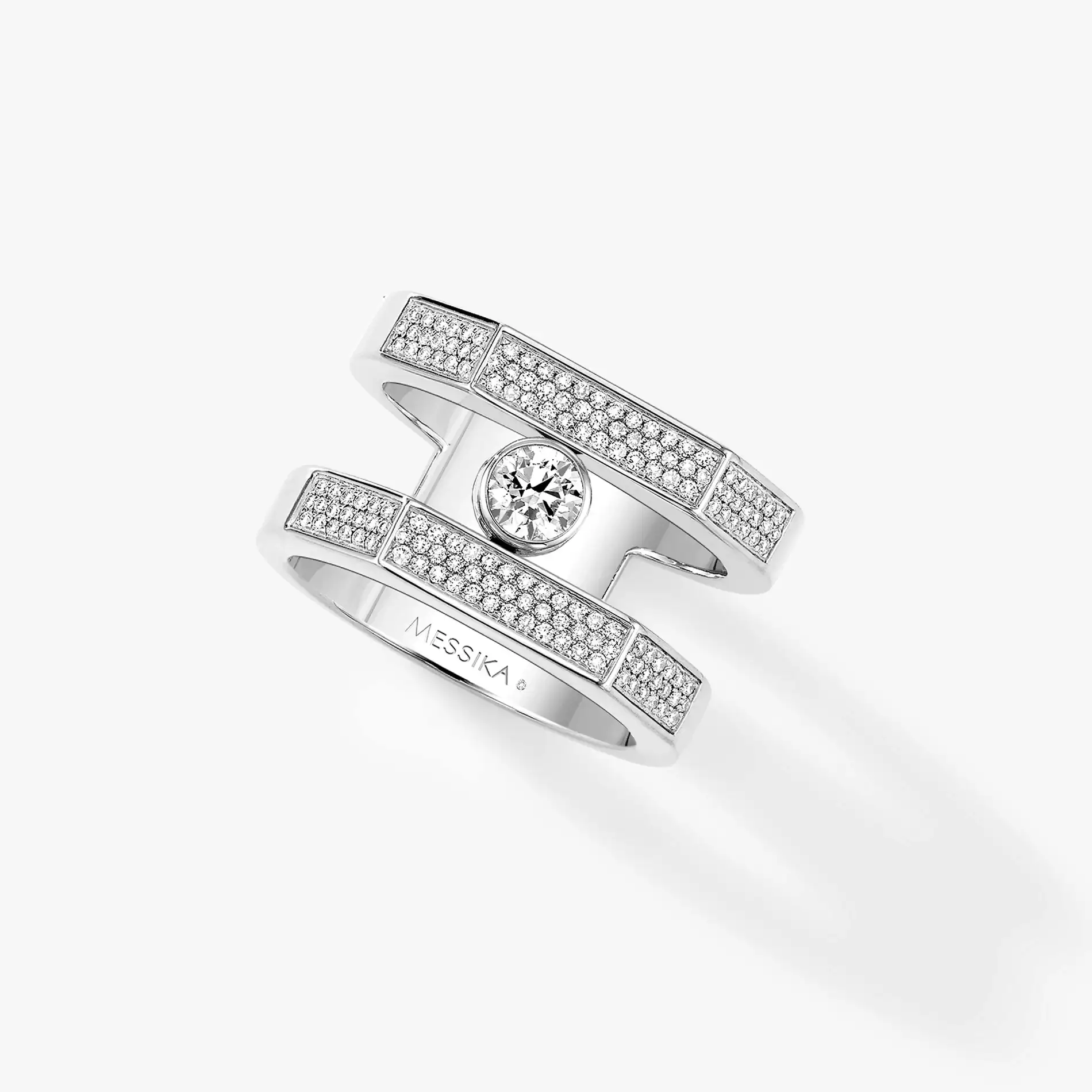 Messika Move Pei Pavé White Gold For Her Diamond Ring 06786-WG