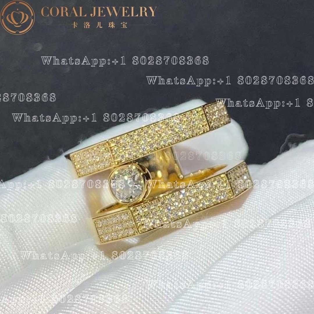 Messika Move Pei Pavé Yellow Gold For Her Diamond Ring 06786-YG