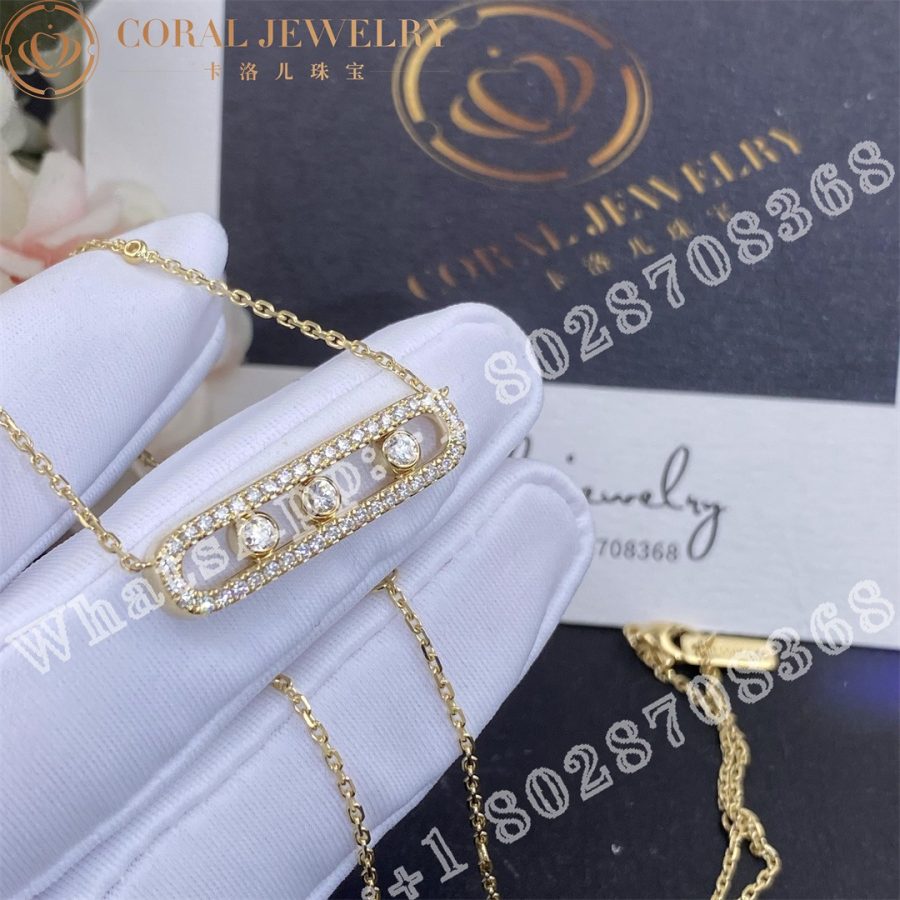 Messika Move Pave Yellow Gold Diamond Necklace 03994 Yg Coral (6)