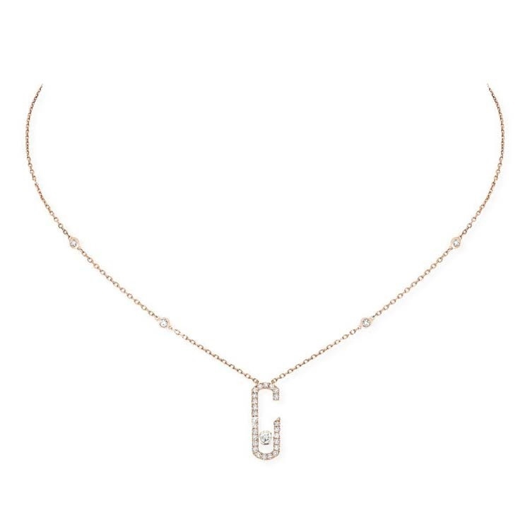 Messika Messika Move Addiction Pave Necklace with Diamond 06814-YG