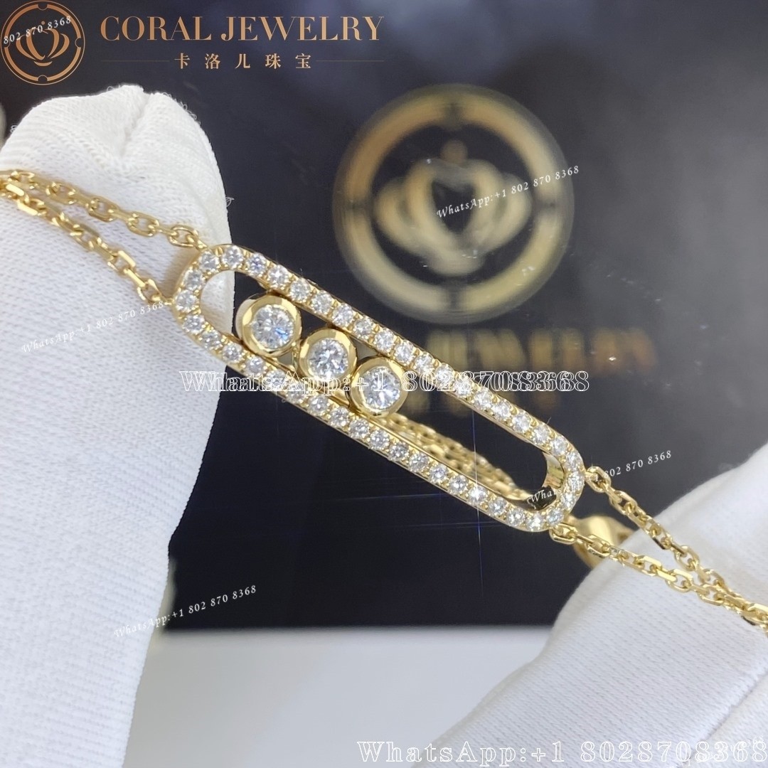 Messika Move Classic Yellow Gold Diamond Bracelet 03995-YG