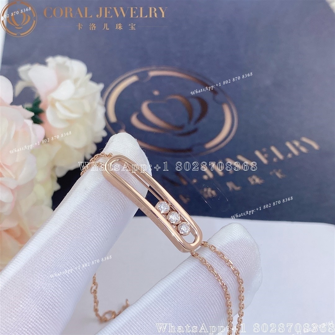 Messika Move Classique Pink Gold Diamond Bracelet 03996-PG