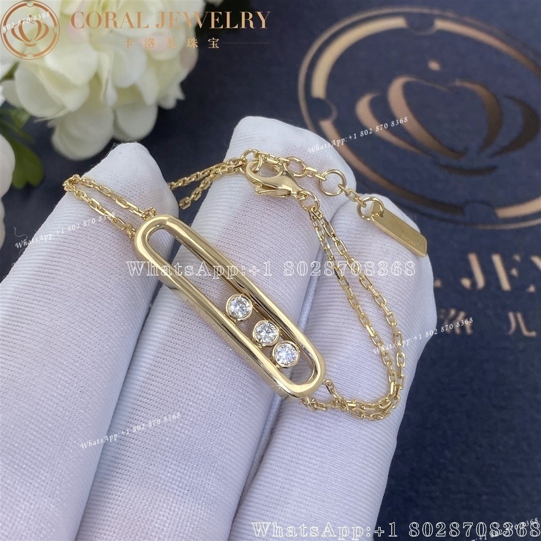 Messika Move Classique Yellow Gold Diamond Bracelet 03996-YG