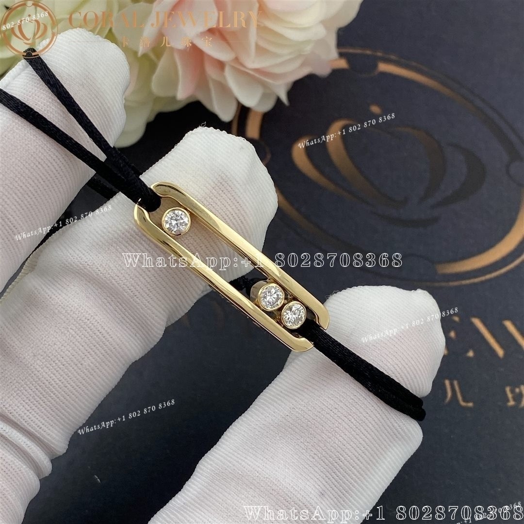 Messika Move Cord Yellow Gold Diamond Bracelet 04394-YG