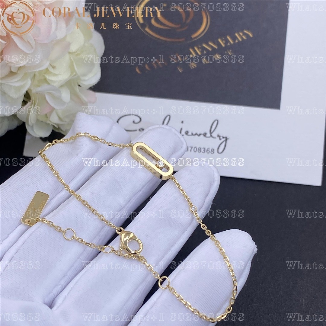 Messika Move Uno Bracelet Yellow Gold Diamond Bracelet 10051-YG