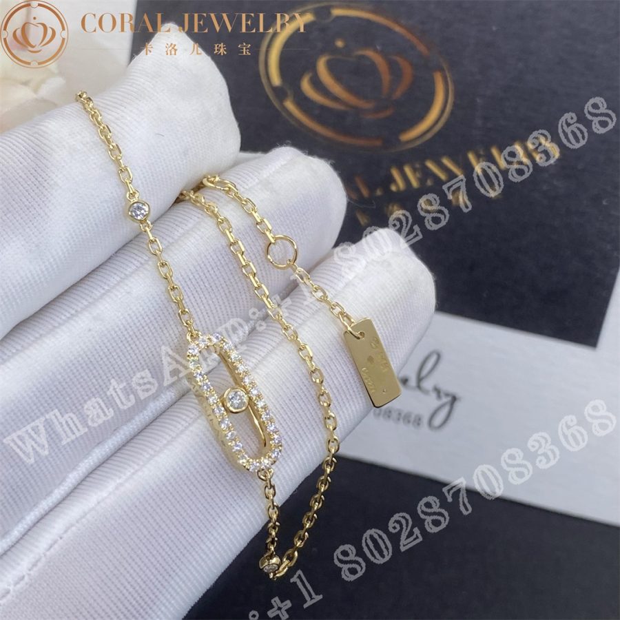 Messika Move Uno Pave Yellow Gold Diamond Bracelet 04706 Yg Coral (7)