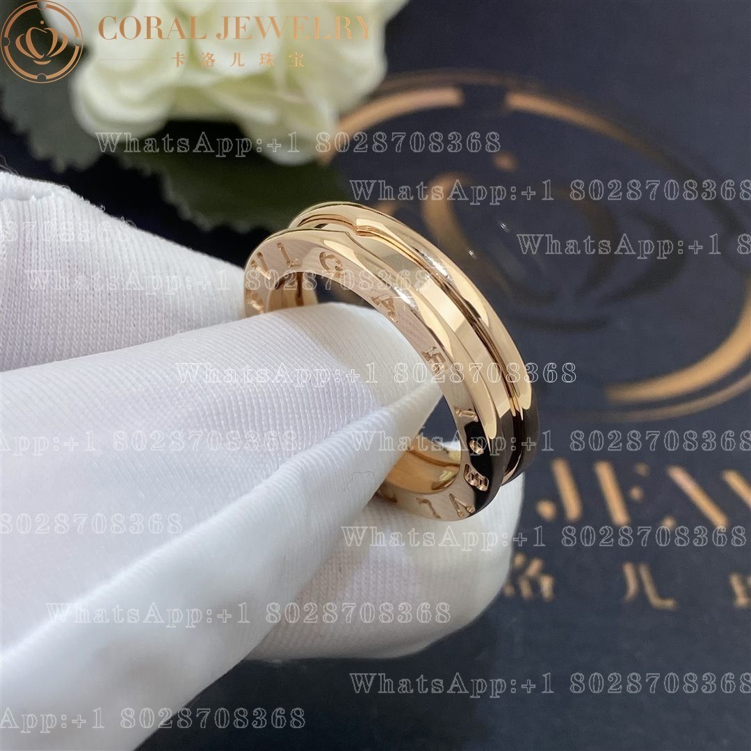 Bulgari B.zero1 one-band ring in 18 kt rose gold Ref.: 335986