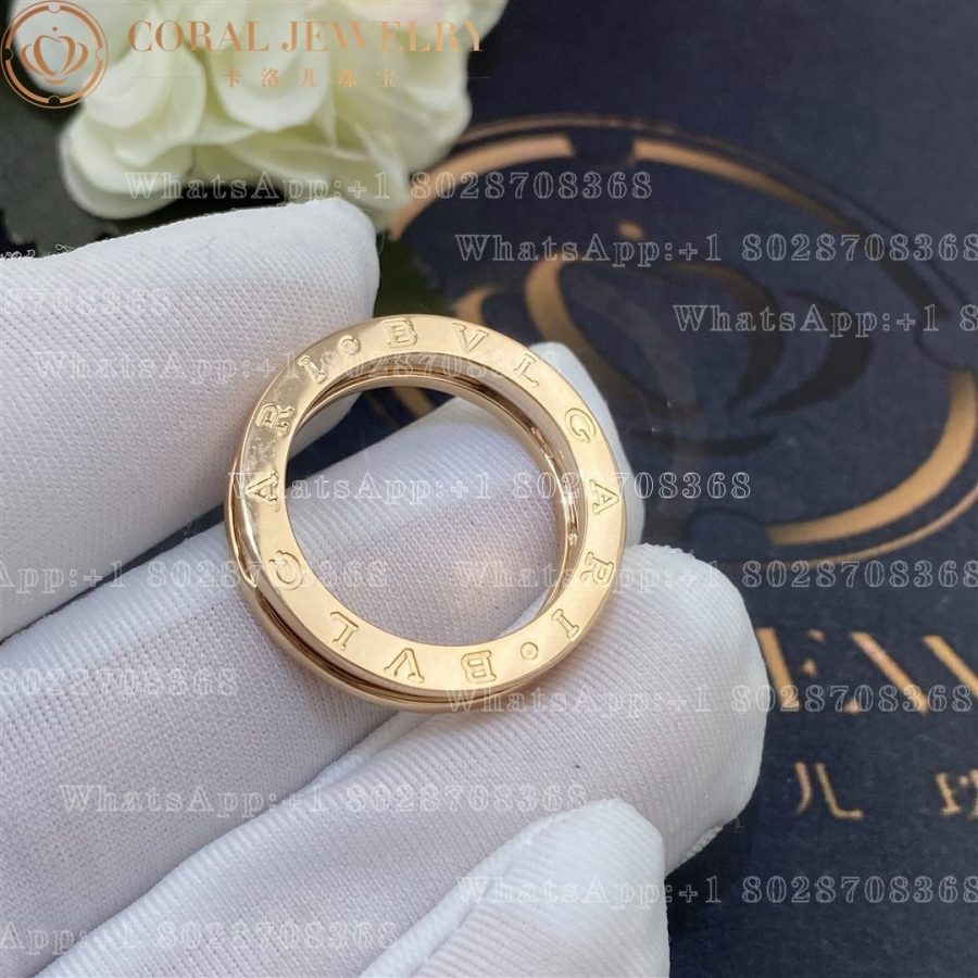 Bulgari B.zero1 one-band ring in 18 kt rose gold Ref.: 335986