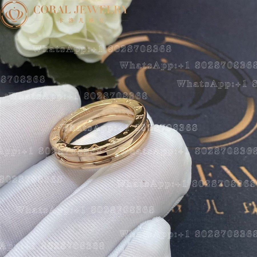 Bulgari B.zero1 one-band ring in 18 kt rose gold Ref.: 335986