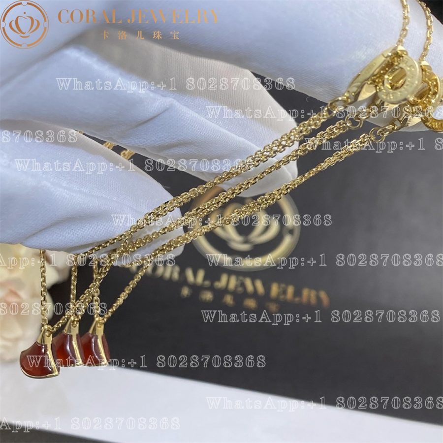 Bulgari Divas' Dream Bracelet Yellow Gold Carnelian Bracelet Ref.: 350589