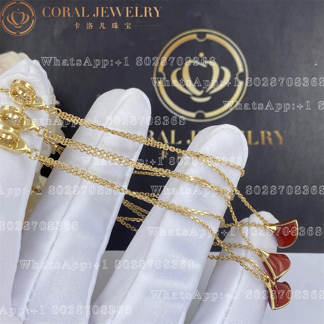 Bulgari Divas' Dream Bracelet Yellow Gold Carnelian Bracelet Ref.: 350589